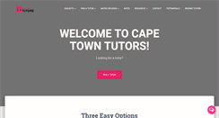 Desktop Screenshot of capetowntutors.com